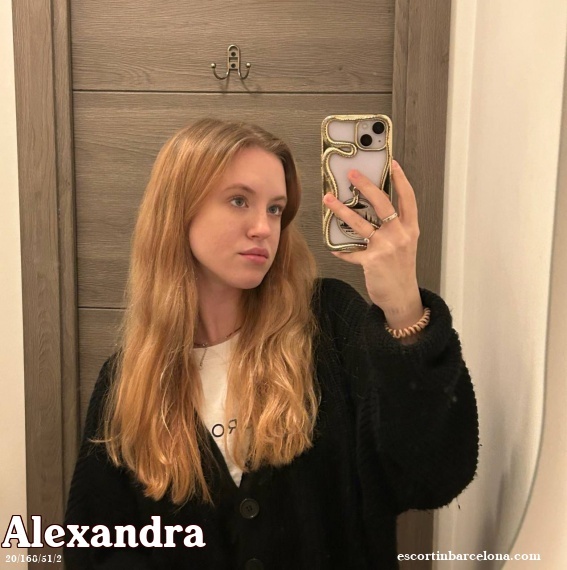 Alexandra, Russian escort who offers girlfriend experience in Barcelona