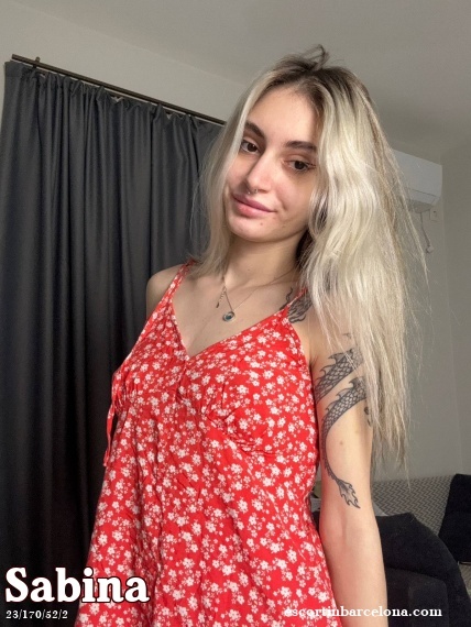 Sabina, Russian escort who offers girlfriend experience in Barcelona
