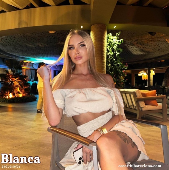 Blanca, Russian escort who offers massages in Barcelona
